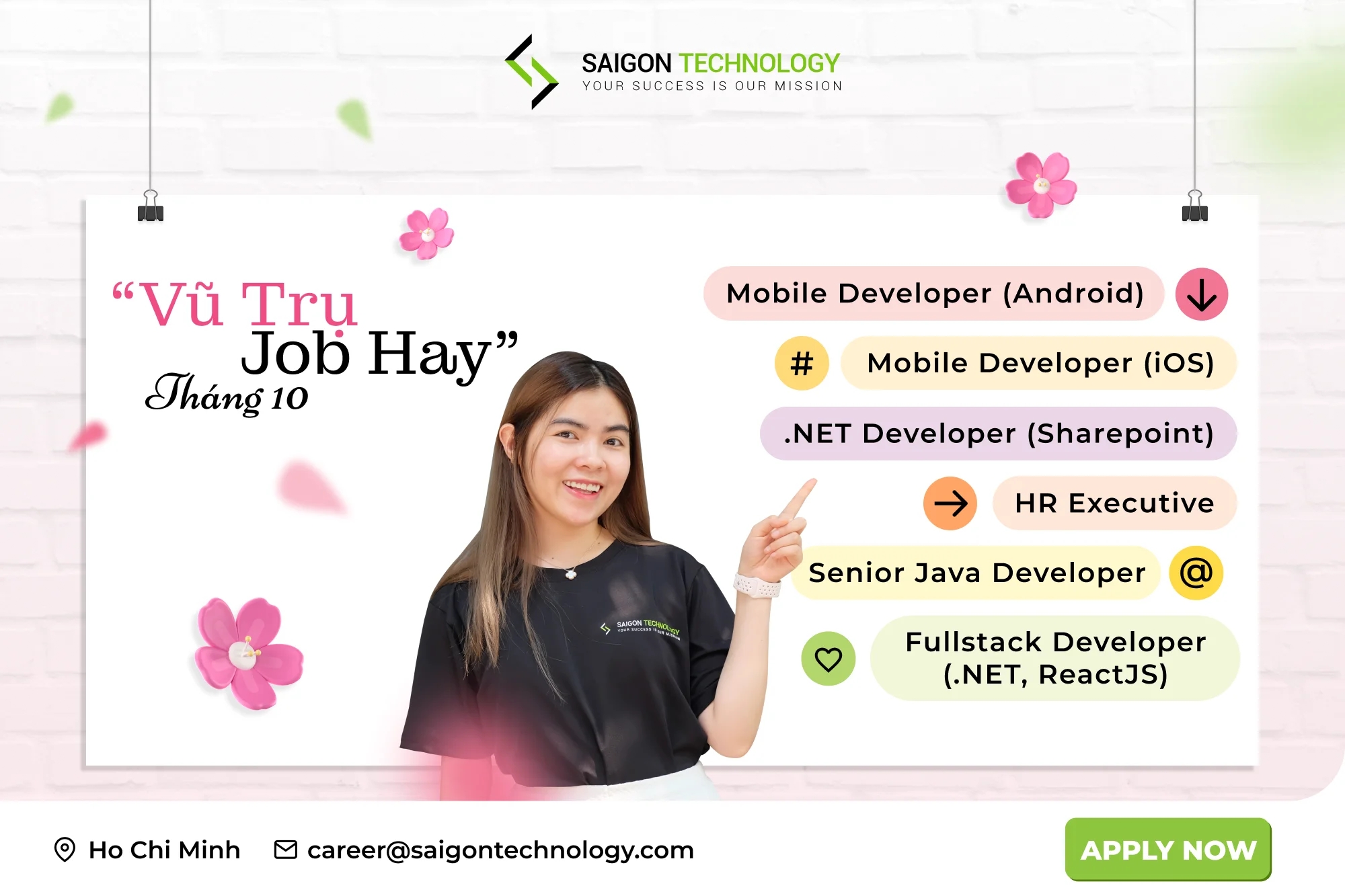 Opening Jobs | Saigon Technology Careers