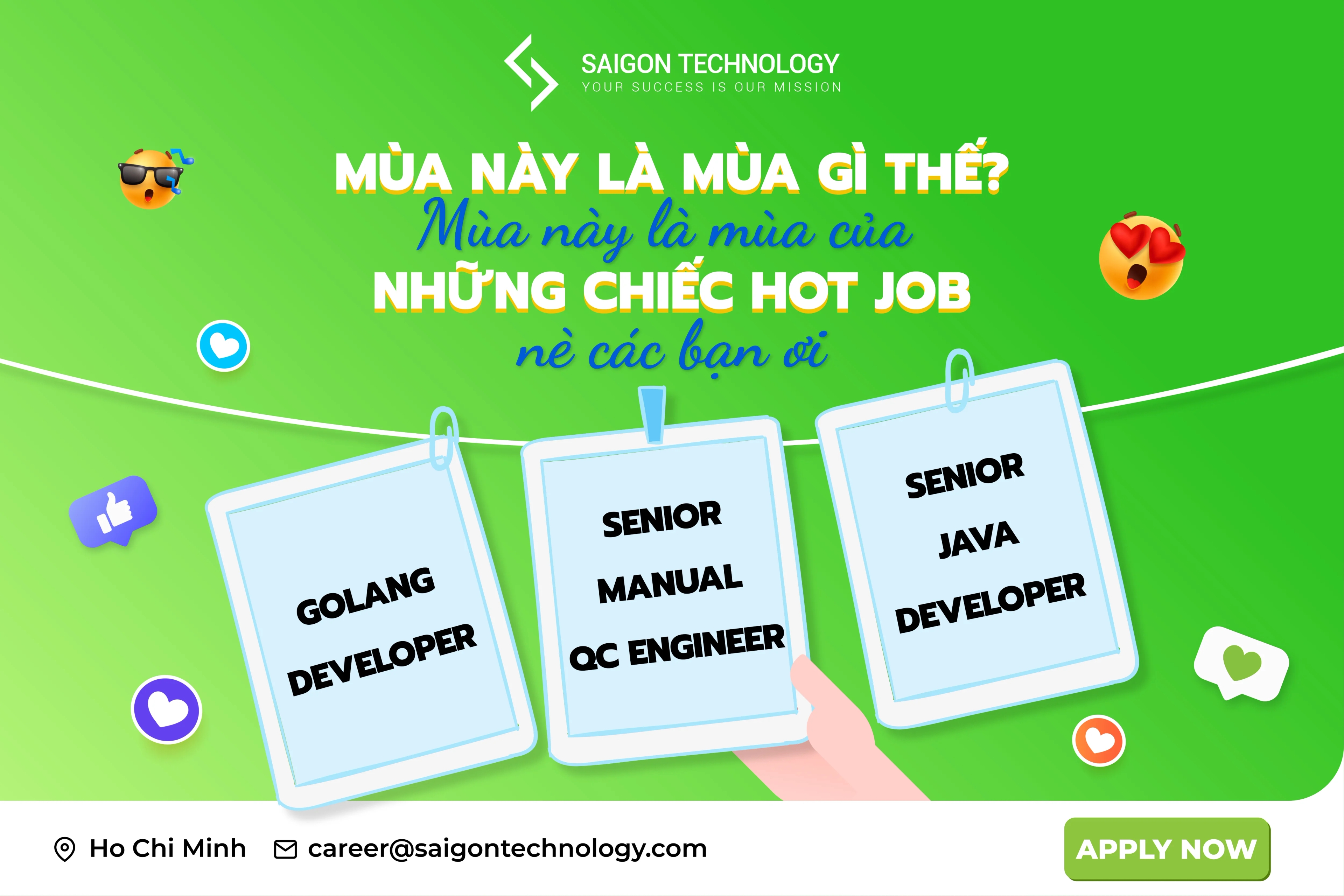 Opening Jobs | Saigon Technology Careers